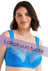 Miss Mary Lovely Lace NW -rintaliivit - Soft Aqua-thumb Kaaritueton ja kokokuppinen liivimalli ekstraleveillä olkaimilla. 80-120 D-H 2105-40/AQA