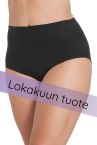 Miss Mary Organic Cotton Maxi -alushousut - Black-thumb Korkeavyötäröiset alushousut. 34/36 - 54/56 8422-06/BLK