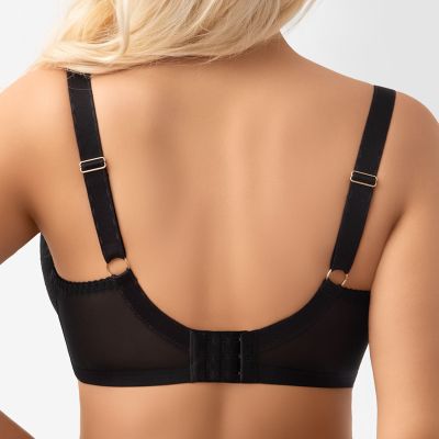 Gorsenia Lori UW Semi Soft -rintaliivit - Black Kaarituetut rintaliivit puoliksi topatuilla kupeilla. 65-105, D-K G020