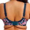 Elomi Lucie UW Stretch Plunge -rintaliivit Teal Floral-thumb Kaarituettu, kokokuppinen ja toppaamaton plunge-liivi joustopitsillä. 70-100, E-N EL4490-TOL