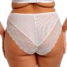 Elomi Lucie High Leg -alushousut White-thumb Midihousu normaalikorkealla vyötäröllä, korkealle leikatut jalansuut. M/40 - 4XL/50 EL4498-WHE