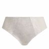 Elomi Lucie High Leg -alushousut White-thumb Midihousu normaalikorkealla vyötäröllä, korkealle leikatut jalansuut. M/40 - 4XL/50 EL4498-WHE