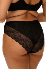 Lucie High Leg -alushousut - Jet Black