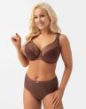 Gorsenia Luisse Mesh -alushousut - Chocolate-thumb  L/40 - 4XL/48 K442/1-CHO