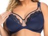 Gorsenia Luisse Soft Comfort -rintaliivit Navy-thumb Kaarituettu, toppaamaton kokokuppinen liivi 65-115, D-P K441-GRA