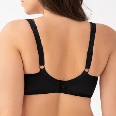 Gorsenia Luisse Soft Comfort -rintaliivit Black Kaarituettu, toppaamaton kokokuppinen liivi 65-115, D-P K441-CZA