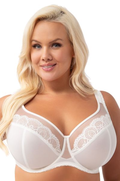 Gorsenia Luisse Soft Comfort -rintaliivit Cream Kaarituettu, toppaamaton kokokuppinen liivi 65-115, D-O K441-SMI