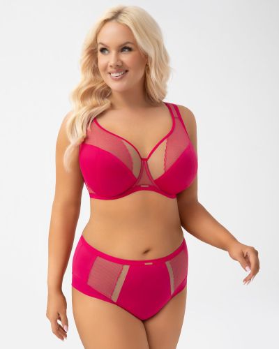 Gorsenia Luisse Mesh UW Soft Comfort -rintaliivit - Amarant Kaarituettu, toppaamaton kokokuppinen liivi, jossa rakastettu ja tuttu leikkaus. 65-100, D-M K441-1/AMA