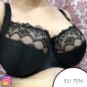 Nessa Clarisse Soft Side Support -rintaliivit musta-thumb Kaarituettu, toppaamaton sivutuettu liivimalli 65-100, D-P N006-506-BLK