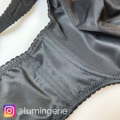 Gaia Lingerie Comfort Minimizer Soft -t-paitarintaliivit musta Kaarituettu, sileäkuppinen ja saumaton t-paitaliivi 65-100, D-L BM-7-BS-15-CZA