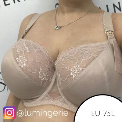 Gorsenia Amy Soft -imetysrintaliivit beige Kaarituettu, toppaamaton liivi 70-105, D-M MK15-BEZ