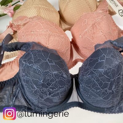 Nessa Abbi Padded -rintaliivit harmaa Kaarituettu, topattu 60-95, D-M N001-502-GREY