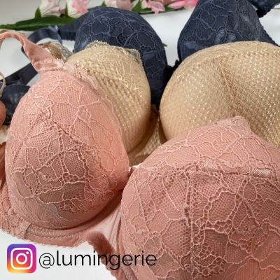 Nessa Abbi Padded -rintaliivit roosa Kaarituettu, topattu 60-95, D-M N001-502-PINK