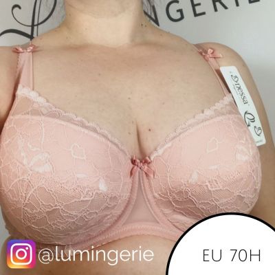 Nessa Abbi Padded -rintaliivit roosa Kaarituettu, topattu 60-95, D-M N001-502-PINK