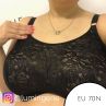 Elomi Kelsey UW Bralette -rintaliivit musta-thumb Kaarituettu, kokokuppinen ja toppaamaton pitsibralette 70-100, F-N EL300524-BLK