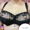 Gaia Lingerie Goldie Nouveau Semi Soft -rintaliivit musta-thumb Kaarituettu, puolitopattu 65-105, D-L BS-899-CZ2