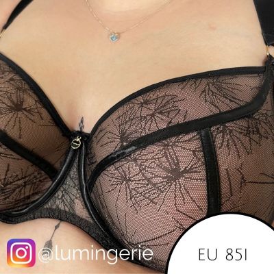 Ava Serseia Soft -rintaliivit musta Kaarituettu, toppaamaton, pehmeäkuppinen liivi 65-100, D-L AV-1996-BLK