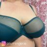 Curvy Kate Daily Balcony -rintaliivit Teal-thumb Kaarituettu, toppaamaton balconetteliivi 65-85 E-L CK-037-100-TEL