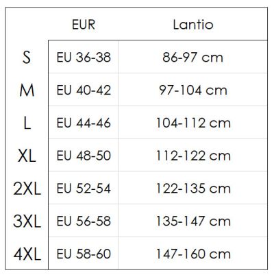 Cette Lulu-sukkanauhavyö Black  S-XL & 2XL-4XL U300-902/BLK