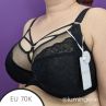 Elomi Brianna UW Plunge -rintaliivit Black-thumb Kaarituettu, kokokuppinen ja toppaamaton plunge-liivi. 70-100, F-O EL8080-BLK