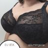 Elomi Lucie UW Stretch Plunge -rintaliivit Black-thumb Kaarituettu, kokokuppinen ja toppaamaton plunge-liivi joustopitsillä. 70-100, D-N EL4490-BLK