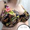 Elomi Tiger Valley UW Plunge -bikiniliivit Black -thumb Kaarituettu edestä avara plungemallinen bikiniliivi. 75-100, F-M ES802302-BLK
