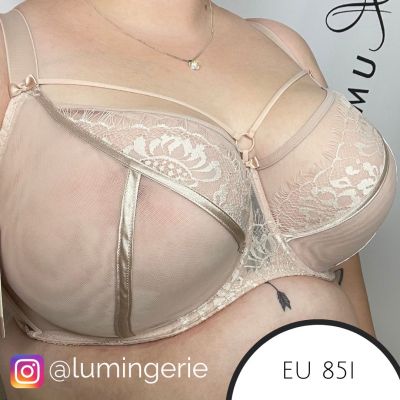 Gorsenia Paradise Soft -rintaliivit Beige Kaarituettu, toppaamaton 65-100, D-M K496-BEZ