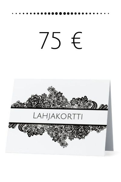 Lahjakortti 75 €