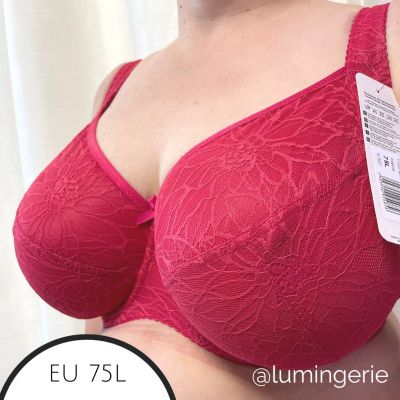 Nessa Felici Soft Comfort -rintaliivit Raspberry Kaarituettu, toppaamaton liivimalli leveillä olkaimilla. 75-110, D-P N-507-RSP