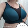 Royce Lingerie Aerocool Wirefree -urheilurintaliivit Emerald Green-thumb Kaaritueton, toppaamaton urheiluliivi. 70-90 G-K S1382-EME
