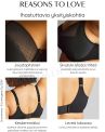 Sculptresse by Panache Bliss UW Full Cup -rintaliivit - Noir-thumb Kaarituettu ja toppaamaton täyskuppinen liivi. 70-105, E-O 10685-NOIR