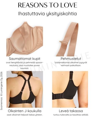 Sculptresse by Panache Form UW Moulded Spacer -t-paitaliivit - Honey Kaarituettu, keveästi topattu saumaton spacer-t-paitaliivi 70-105, E-L 11331-HON