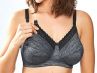 Royce Lingerie Luna-imetysliivit kaarituettomat harmaa-thumb Kaaritueton toppaamaton imetysliivi avattavilla kupeilla 70-90 FF-K 1325-GREY