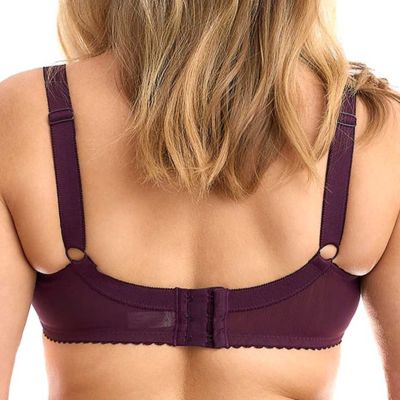 Plaisir Lingerie Lush UW -pitsirintaliivit Burgundy Kaarituettu, toppaamaton joustopitsiliivi. 75-100, D-H 41621-33/BUR