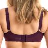 Plaisir Lingerie Lush UW -pitsirintaliivit Burgundy-thumb Kaarituettu, toppaamaton joustopitsiliivi. 75-100, D-H 41621-33/BUR
