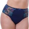 Plaisir Lingerie Lush-midialushousut - Bella Blue-thumb Midihousut upeilla kirjailluilla meshpaneeleilla. 40-48 41636-38/BEL