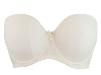 Curvy Kate Luxe-rintaliivit olkaimettomat/multiway Ivory Kaarituettu, kevyesti topattu olkaimeton/multiway 60-90, D-M CK2601