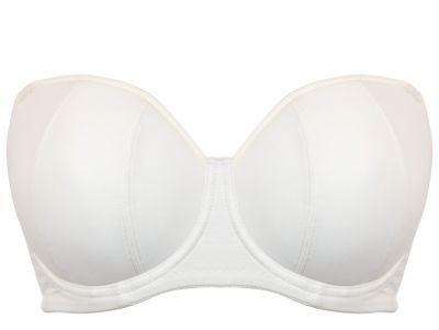 Curvy Kate Luxe *updated* olkaimettomat/multiway-rintaliivit Pearl Ivory Kaarituettu, kevyesti topattu olkaimeton/multiwayliivi. 65-90 D-M CK2601-PIV