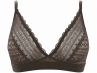 Cleo by Panache Lyzy kaarituettomat rintaliivit musta-thumb Kaaritueton kolmiomallinen pitsiliivi 60-85 D-G 9766-BLA