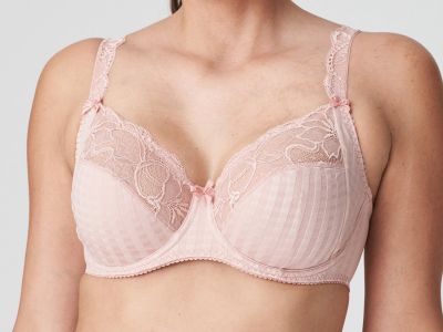 PrimaDonna Madison UW Full Cup -rintaliivit Powder Rose Kaarituettu, toppaamaton täyskuppinen liivi 70-100, D-I 01621-20/21-PWD