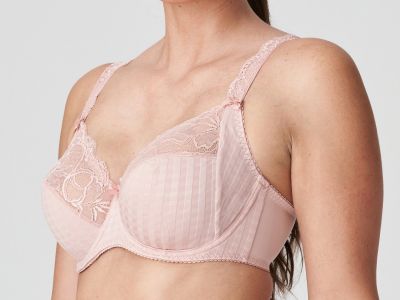 PrimaDonna Madison UW Full Cup -rintaliivit Powder Rose Kaarituettu, toppaamaton täyskuppinen liivi 70-100, D-I 01621-20/21-PWD