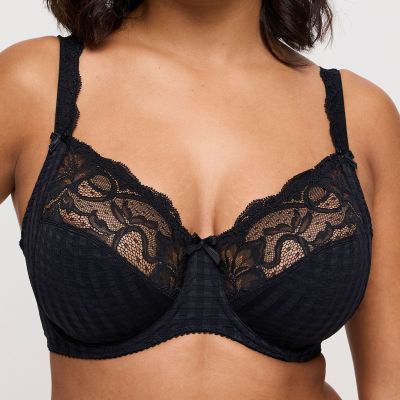 Primadonna Madison UW Full Cup -rintaliivit Black Kaarituettu, toppaamaton täyskuppinen liivi 70-100, D-I 01621-20/21-ZWA