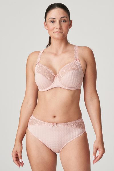 PrimaDonna Madison UW Full Cup -rintaliivit Powder Rose Kaarituettu, toppaamaton täyskuppinen liivi 70-100, D-I 01621-20/21-PWD