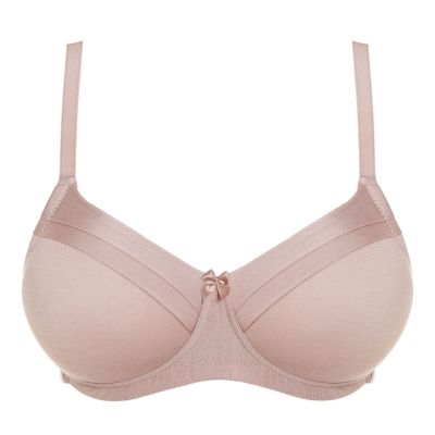 Royce Lingerie Maisie-t-paitaliivit kaarituettomat Blush Kaaritueton, täyskuppinen t-paitaliivi proteesitaskuilla. 65-90, D-G 1091-BLH