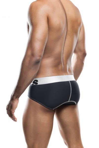 MaleBasics Performance brief musta MBM03 Brief 78% Nylon, 22% Spandex<br> S-XL MBM03