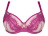 Gorsenia Malika Soft -rintaliivit Beige & Fuchsia-thumb Kaarituettu, toppaamaton 65-100, D-M K764-BEF