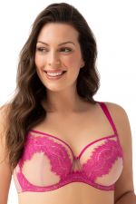 Malika Soft -rintaliivit Beige & Fuchsia