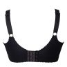 Plaisir Lingerie Maria UW Soft Full Cup -rintaliivit Black-thumb Kaarituettu, toppaamaton täyskuppiliivi, jossa joustopitsi kupin yläreunassa. 80-120, E-K 60025-1/BLK