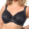 Plaisir Lingerie Maria UW Soft Full Cup -rintaliivit Black-thumb Kaarituettu, toppaamaton täyskuppiliivi, jossa joustopitsi kupin yläreunassa. 80-120, E-K 60025-1/BLK