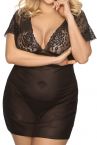 Anaïs apparel Anaïs+ Marina-pitsimekko musta-thumb  XL-6XL 